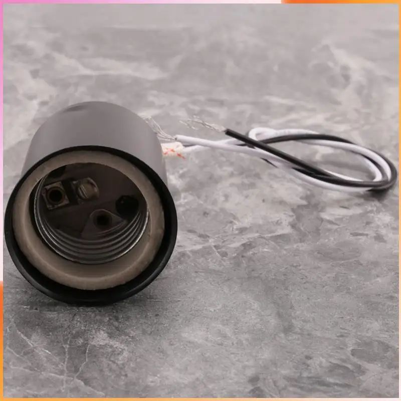 A93Z E27 Screw Base Round LED Light Bulb Lamp Socket Holder Adapter Metal Lamp Holder With Wire
A93Z E27 Screw Base Round LED Light Bulb Lamp Socket Holder Adapter Metal Lamp Holder With Wire