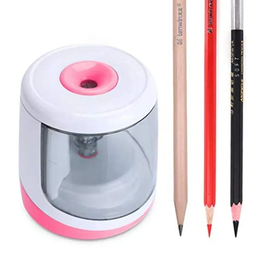 Electric Pencil Sharpener Powered by Battery Powerful Stall-Free Motor, Compact Manual Pencil Sharpener for,High Capacity Shavi
Electric Pencil Sharpener Powered by Battery Powerful Stall-Free Motor, Compact Manual Pencil Sharpener for,High Capacity Shavi