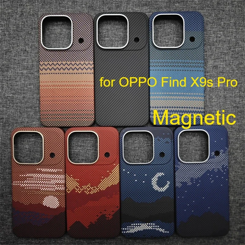 for OPPO Find X9s Pro Magnetic Case Aramid Carbon Fiber Cases For MagSafe Ultra Slim for OPPO Find X9s Pro Protective Cover
for OPPO Find X9s Pro Magnetic Case Aramid Carbon Fiber Cases For MagSafe Ultra Slim for OPPO Find X9s Pro Protective Cover