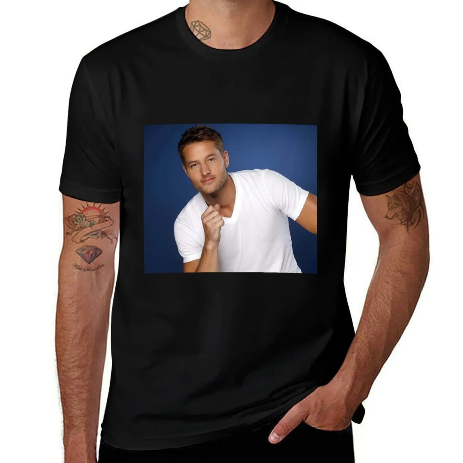 Justin Hartley T-Shirt croswit shirt man shirts graphic tee plus size tops blue lock Short sleeve tee men
Justin Hartley T-Shirt croswit shirt man shirts graphic tee plus size tops blue lock Short sleeve tee men