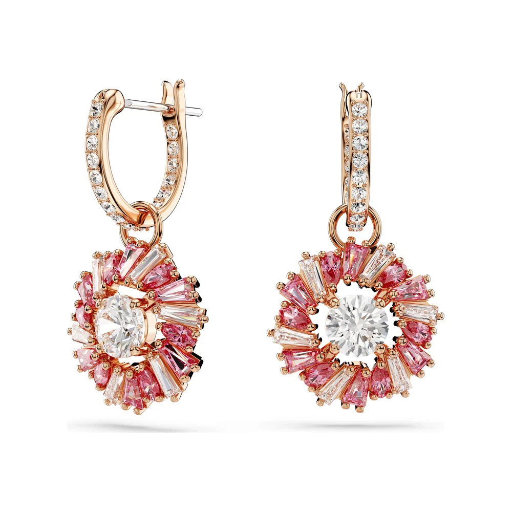 Pink Crystal Halo Drop Earrings - Versatile Party & Bridal Wear Jewelry
Pink Crystal Halo Drop Earrings - Versatile Party & Bridal Wear Jewelry