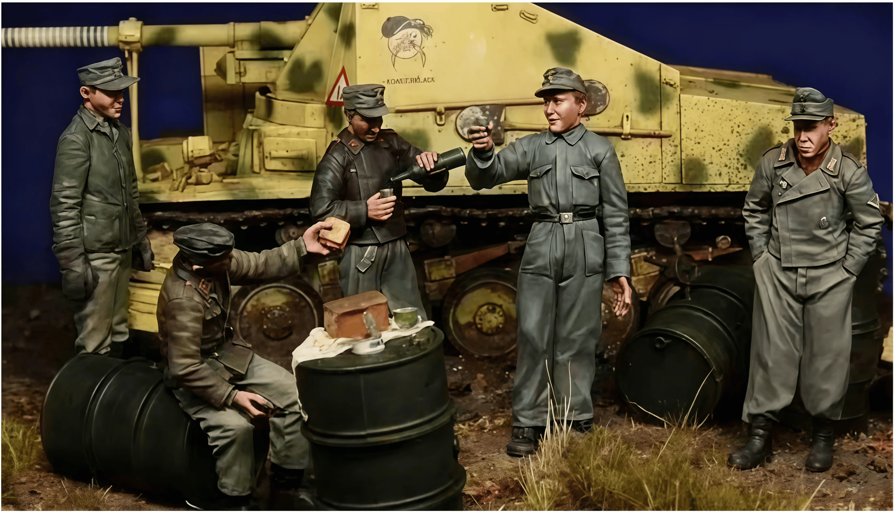 1/35 Resin Model Kit, GK, Resin Tank Team of 5 People, Unpainted
1/35 Resin Model Kit, GK, Resin Tank Team of 5 People, Unpainted