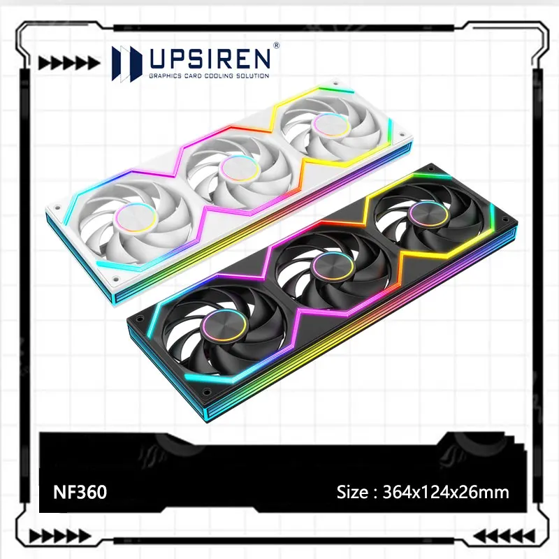 Корпус для компьютера UPSIREN NF360 ARGB со встроенным вентилятором, однолинейным подключением, четырехсторонними линзами/узором CD/гидравлическими подшипниками, охлаждающими вентиляторами.
Корпус для компьютера UPSIREN NF360 ARGB со встроенным вентилятором, однолинейным подключением, четырехсторонними линзами/узором CD/гидравлическими подшипниками, охлаждающими вентиляторами.