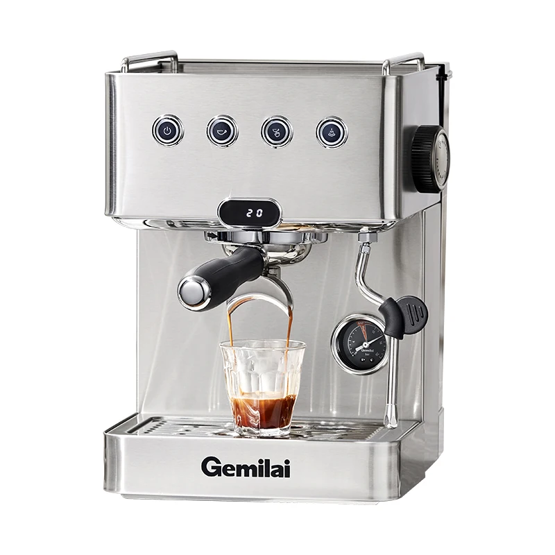 Gemilai G3005L China Luxury 1450w Small Home Professional Espresso Coffee Machine
Gemilai G3005L China Luxury 1450w Small Home Professional Espresso Coffee Machine