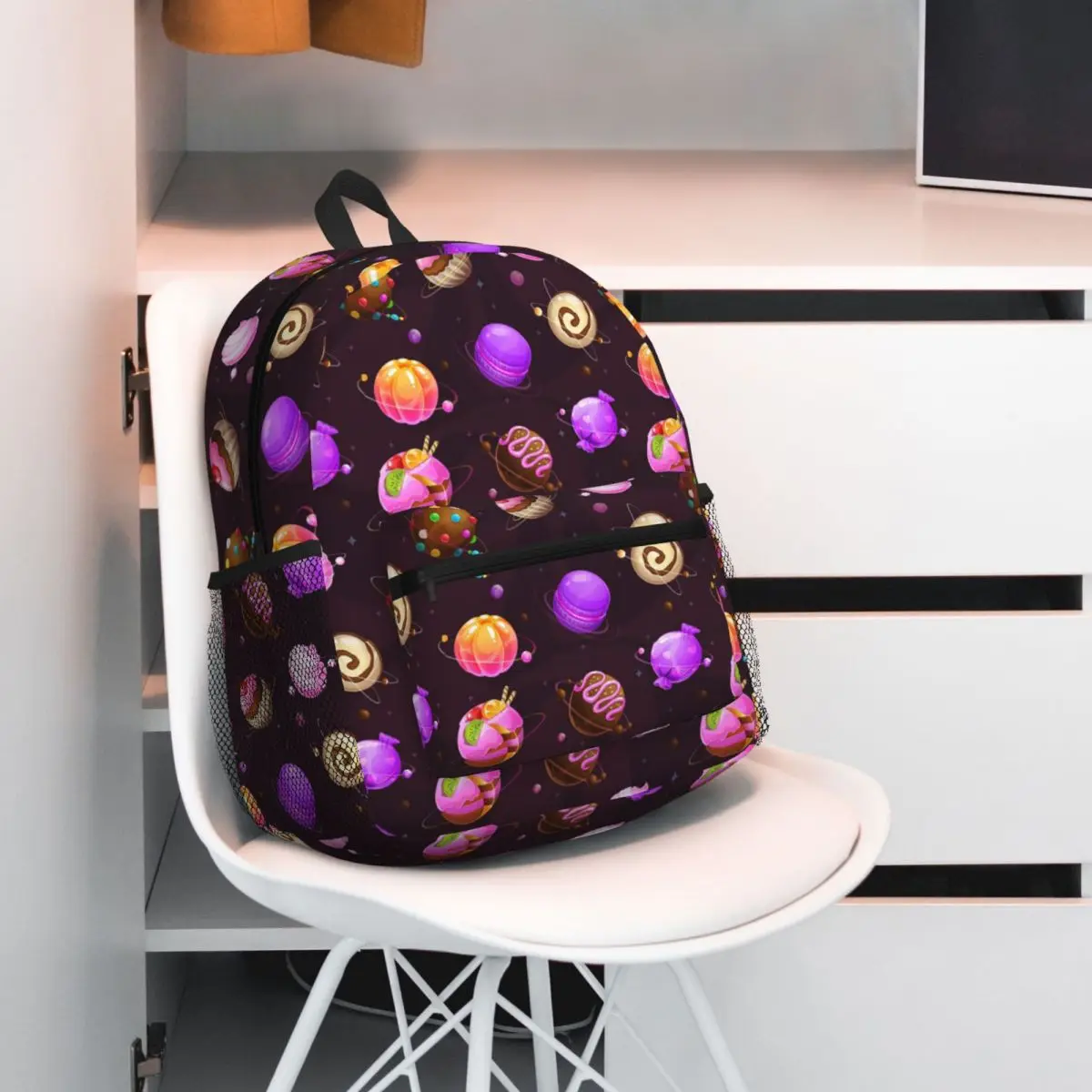 Cake Donut Pattern Backpack Student BookBag Kids School Bag Computer Shoulder Bags for Men Women
Cake Donut Pattern Backpack Student BookBag Kids School Bag Computer Shoulder Bags for Men Women