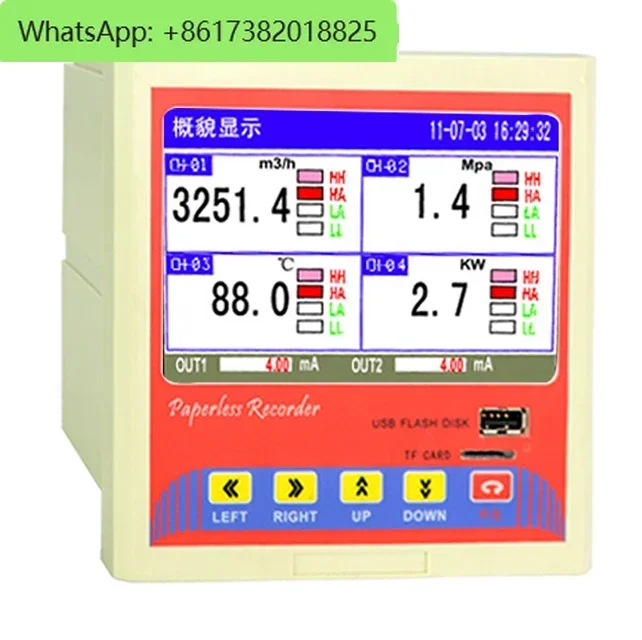 Hot-sale 5'' 6 12 Channels Paperless Digital Chart Recorder with Data Saving, RS485 USB Pendrive, TF Card 100-240VAC CE,ROHS
Hot-sale 5'' 6 12 Channels Paperless Digital Chart Recorder with Data Saving, RS485 USB Pendrive, TF Card 100-240VAC CE,ROHS