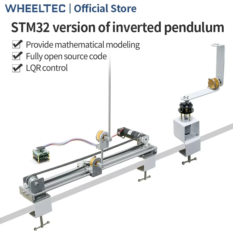 STM32 WHEELTEC IP570/870 linear inverted pendulum, rotary inverted pendulum LQR PID energy controller automatic swing 
STM32 WHEELTEC IP570/870 linear inverted pendulum, rotary inverted pendulum LQR PID energy controller automatic swing