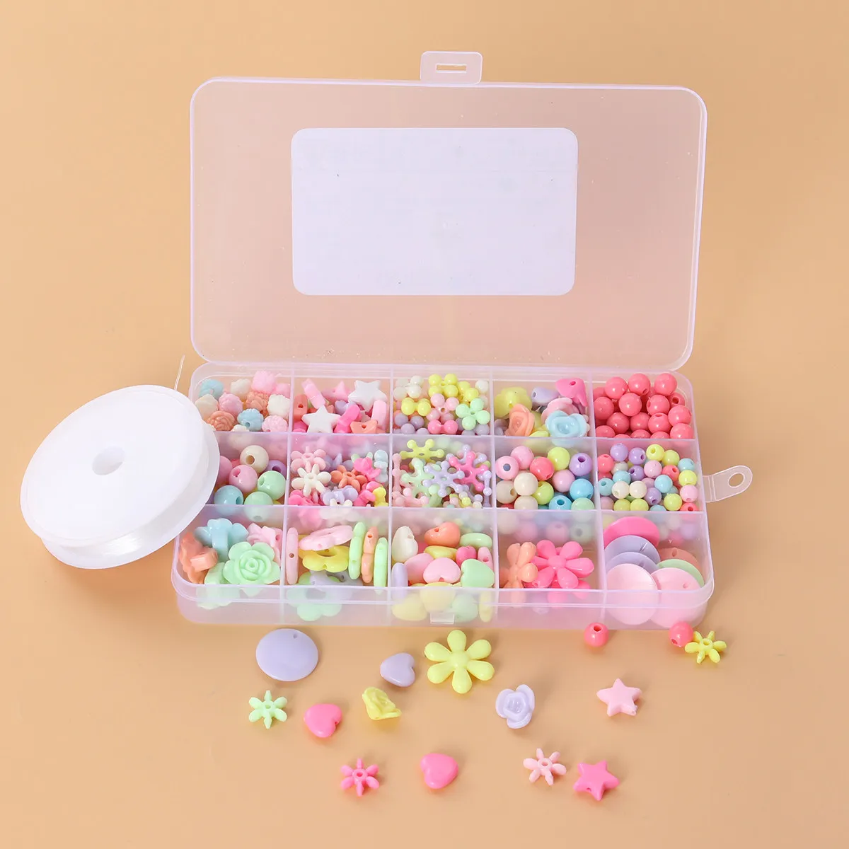 Набор для творчества из 330 акриловых радужных бусин для детей: DIY-набор для изготовления украшений, развивающий логическое мышление, рукоделие
Набор для творчества из 330 акриловых радужных бусин для детей: DIY-набор для изготовления украшений, развивающий логическое мышление, рукоделие