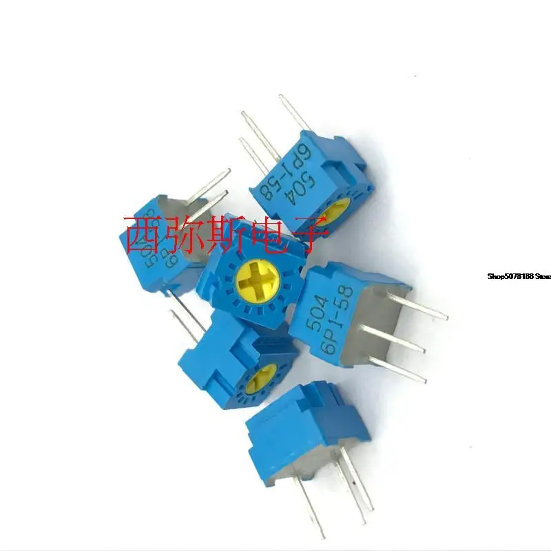 100% оригинальный японский TOCOS одноповоротный регулируемый резистор gf063p1-b504k b500k потенциометр 10 шт.
100% оригинальный японский TOCOS одноповоротный регулируемый резистор gf063p1-b504k b500k потенциометр 10 шт.