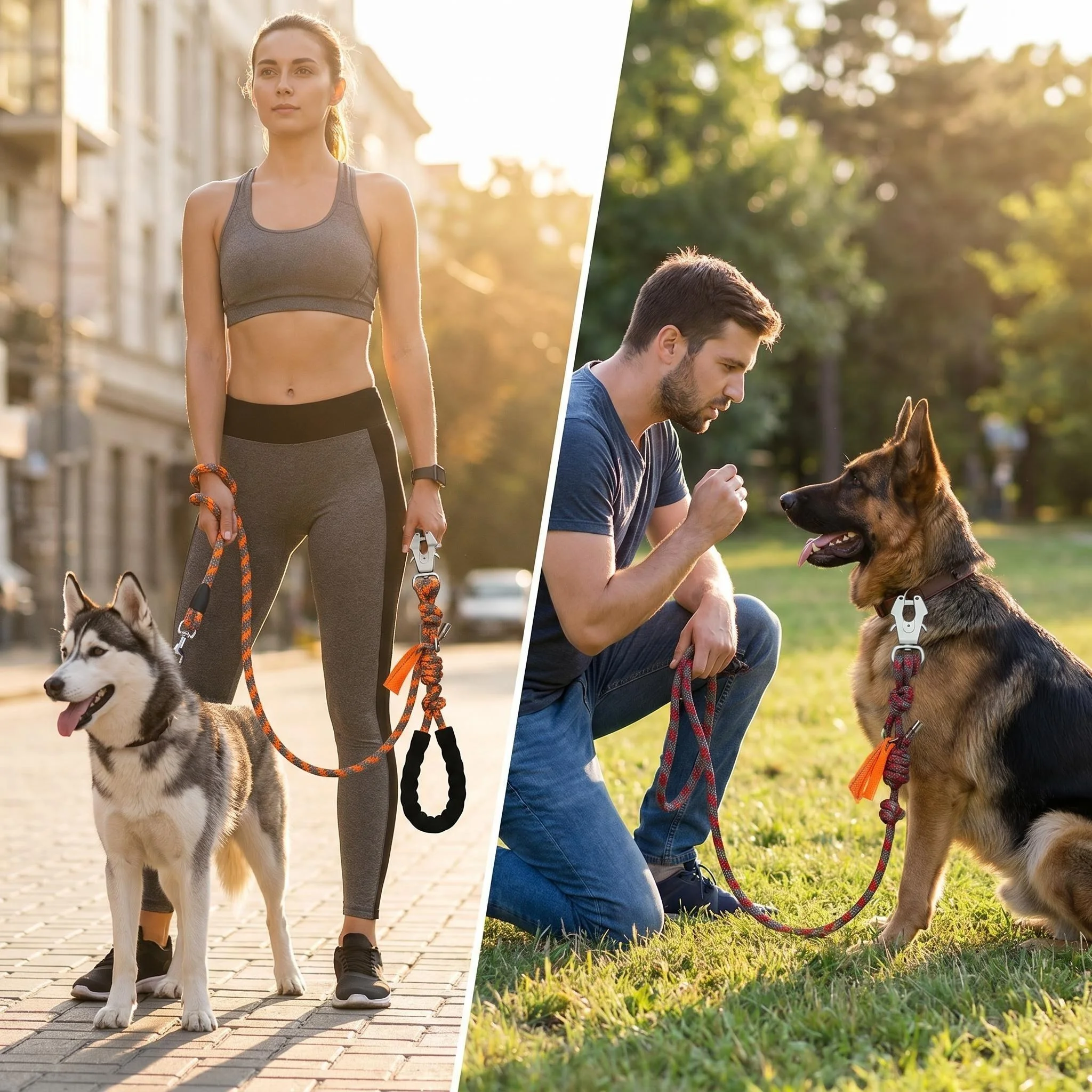 Heavy Duty Reflective Dog Leash 8mm Strong Nylon Adjustable 1.8-2m Hands Free for Medium Large Dogs 10-35kg
Heavy Duty Reflective Dog Leash 8mm Strong Nylon Adjustable 1.8-2m Hands Free for Medium Large Dogs 10-35kg