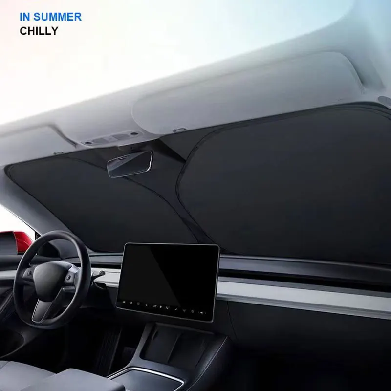 Car Windshield For Tesla Model Y 3 2017-2025 Visor Sunscreen Window Sun Shade Blocks Parasol Coche UV Rays Driver Protection
Car Windshield For Tesla Model Y 3 2017-2025 Visor Sunscreen Window Sun Shade Blocks Parasol Coche UV Rays Driver Protection