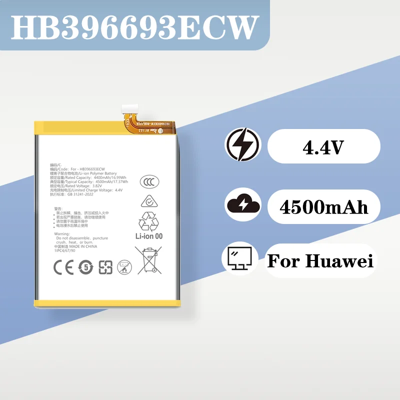 4500mAh 4.4V Upgrade Replacement Battery for Huawei Mate8 M8 MT8 NXT AL10 High Capacity Mobile Phone Battery
4500mAh 4.4V Upgrade Replacement Battery for Huawei Mate8 M8 MT8 NXT AL10 High Capacity Mobile Phone Battery