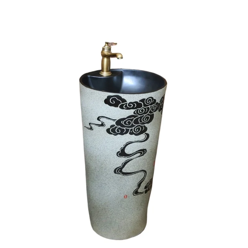 Creative balcony wash basin integrated outdoor column type face wash art pool floor type pillar basin
Creative balcony wash basin integrated outdoor column type face wash art pool floor type pillar basin