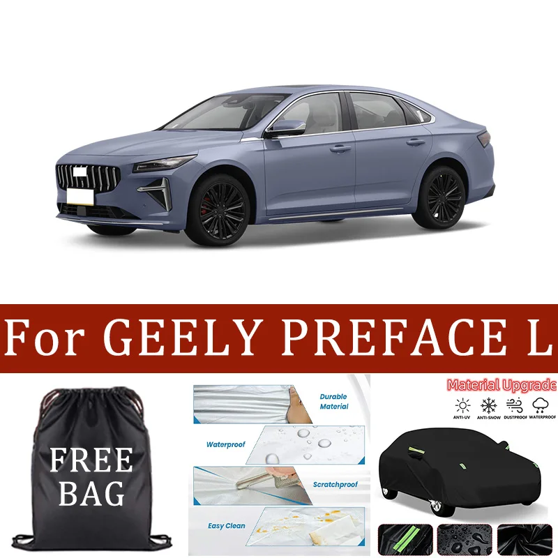 Car Cover Protection Sunscreen Heat Insulation Dust Resistant Scratch For GEELY PREFACE L Car Exterior Accessories
Car Cover Protection Sunscreen Heat Insulation Dust Resistant Scratch For GEELY PREFACE L Car Exterior Accessories