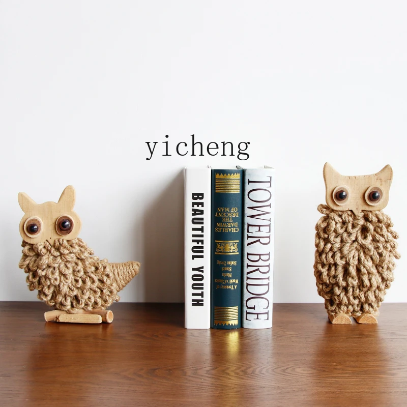 ZYA Wooden Owl Ornament Home Decoration Study Entrance Desktop Living Room Indoor Gift home accessories
ZYA Wooden Owl Ornament Home Decoration Study Entrance Desktop Living Room Indoor Gift home accessories