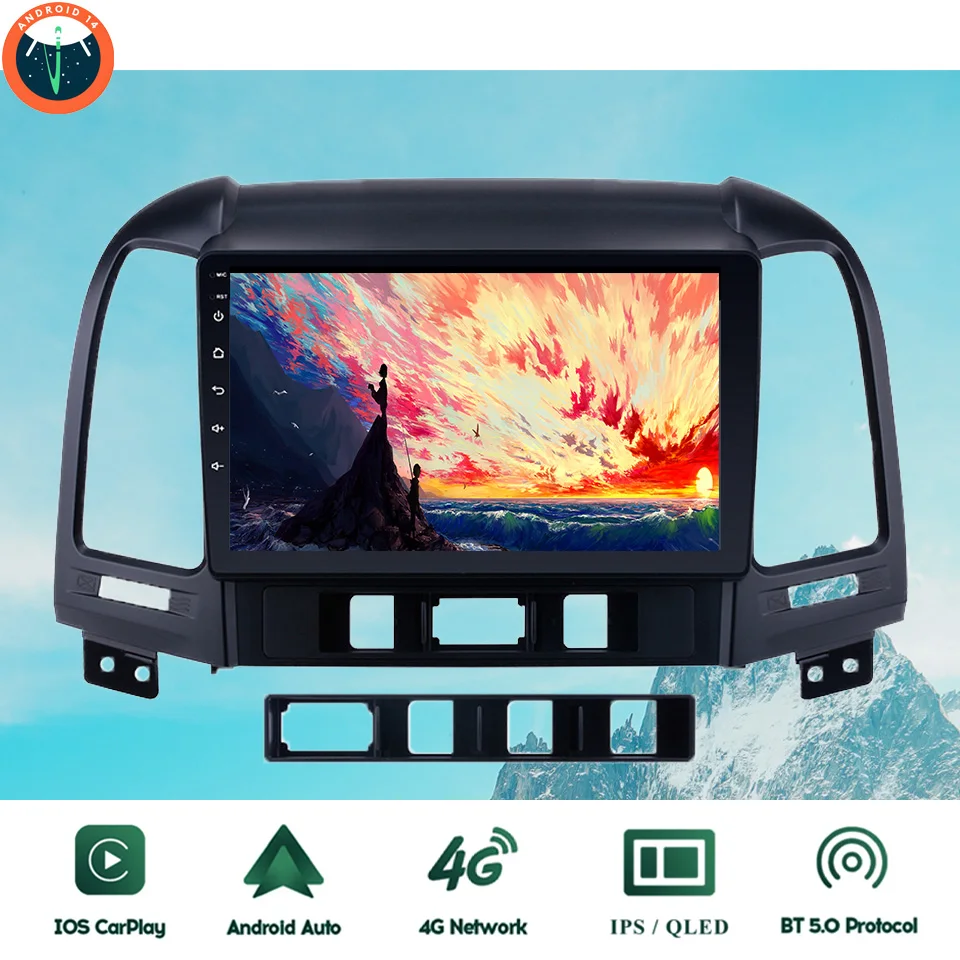 Android 14.0 Auto Multimedia Player For Hyundai Santa Fe 2006 - 2012 Car GPS Navi Video Radio Head Unit WiFi 4G SIM DVD Cassette
Android 14.0 Auto Multimedia Player For Hyundai Santa Fe 2006 - 2012 Car GPS Navi Video Radio Head Unit WiFi 4G SIM DVD Cassette
