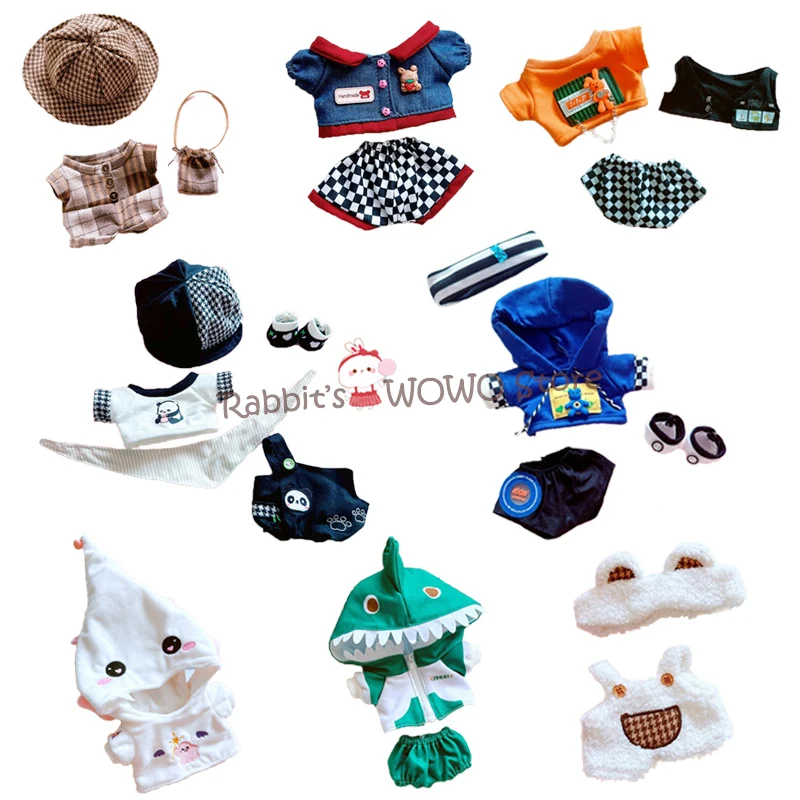 1 Set Doll Clothes for 20cm Idol Cotton Dolls Headband Hoodie Shoes Bag Hat Sweater Suit Outfit Accessories Birthday Gift Toy
1 Set Doll Clothes for 20cm Idol Cotton Dolls Headband Hoodie Shoes Bag Hat Sweater Suit Outfit Accessories Birthday Gift Toy