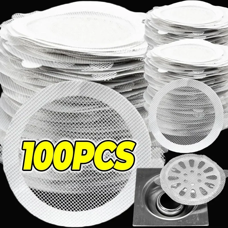 100/5pcs Disposable Floor Drain Stickers Anti-blocking Filter Hair Mesh Catcher Drain Cover Stopper Kitchen Bathroom Accessories
100/5pcs Disposable Floor Drain Stickers Anti-blocking Filter Hair Mesh Catcher Drain Cover Stopper Kitchen Bathroom Accessories