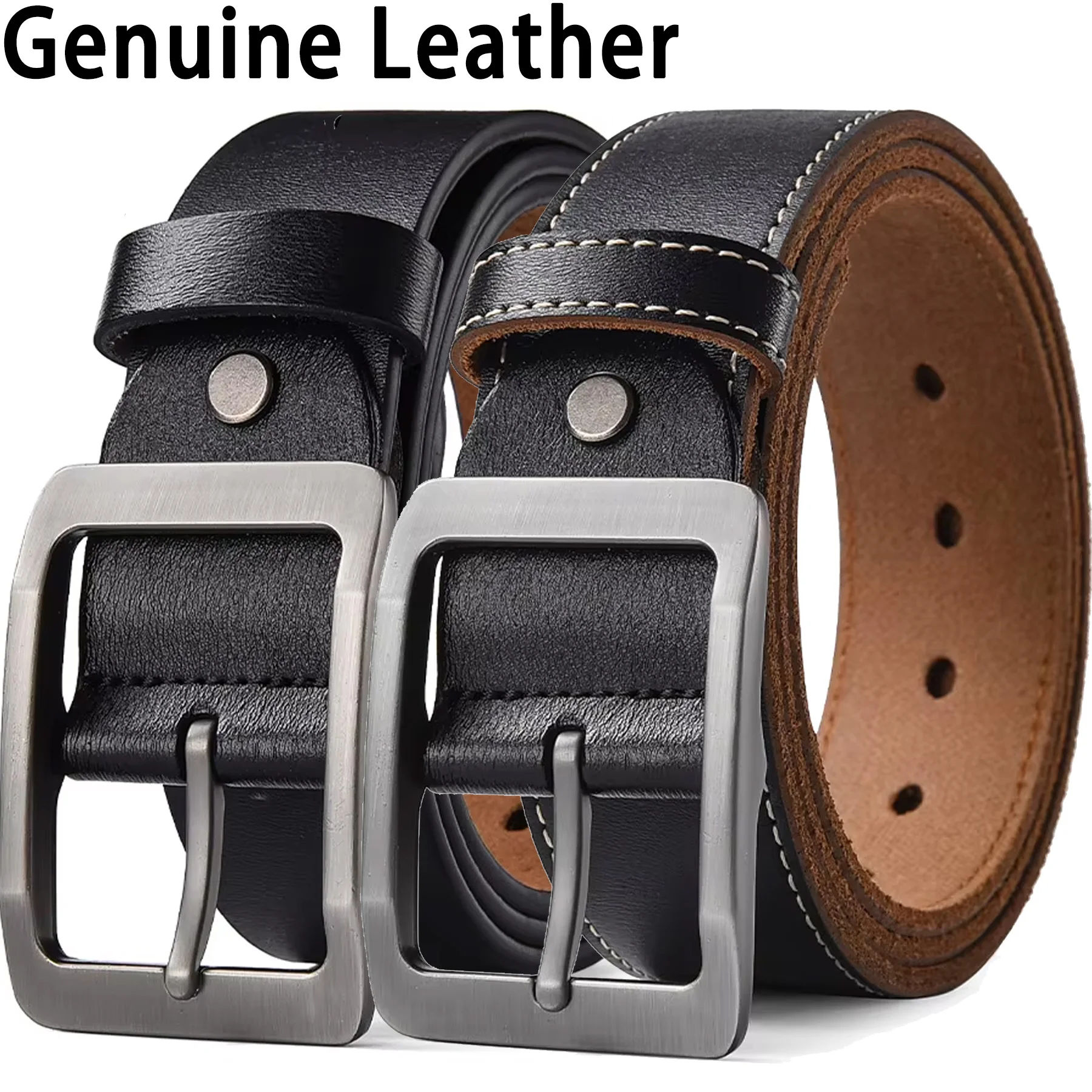 High Quality Pin Buckle Wais Straps Men's 105-140 150 160 170cm Plus Size Genuine Leather Belt Jeans Cowskin Casual Waistband
High Quality Pin Buckle Wais Straps Men's 105-140 150 160 170cm Plus Size Genuine Leather Belt Jeans Cowskin Casual Waistband