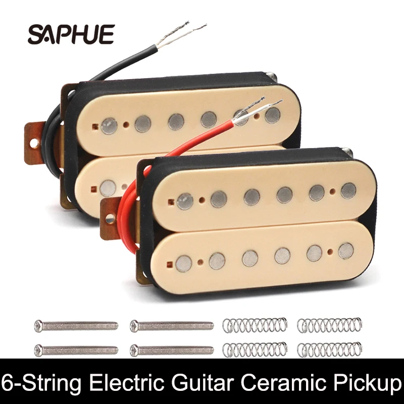 Humbucker 6-струнный Электрический гитарный захват с двойной катушкой Humbucker, электронная гитара звукосниматель мостовой или Neck Pickup Ivory
Humbucker 6-струнный Электрический гитарный захват с двойной катушкой Humbucker, электронная гитара звукосниматель мостовой или Neck Pickup Ivory