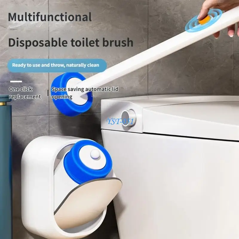 E15A Space Saving Adhesive Mount Toilet Brush Set Auto Dissolving Cleaning Pad Upgrades for Spotless Sanitary Wares Surfaces
E15A Space Saving Adhesive Mount Toilet Brush Set Auto Dissolving Cleaning Pad Upgrades for Spotless Sanitary Wares Surfaces