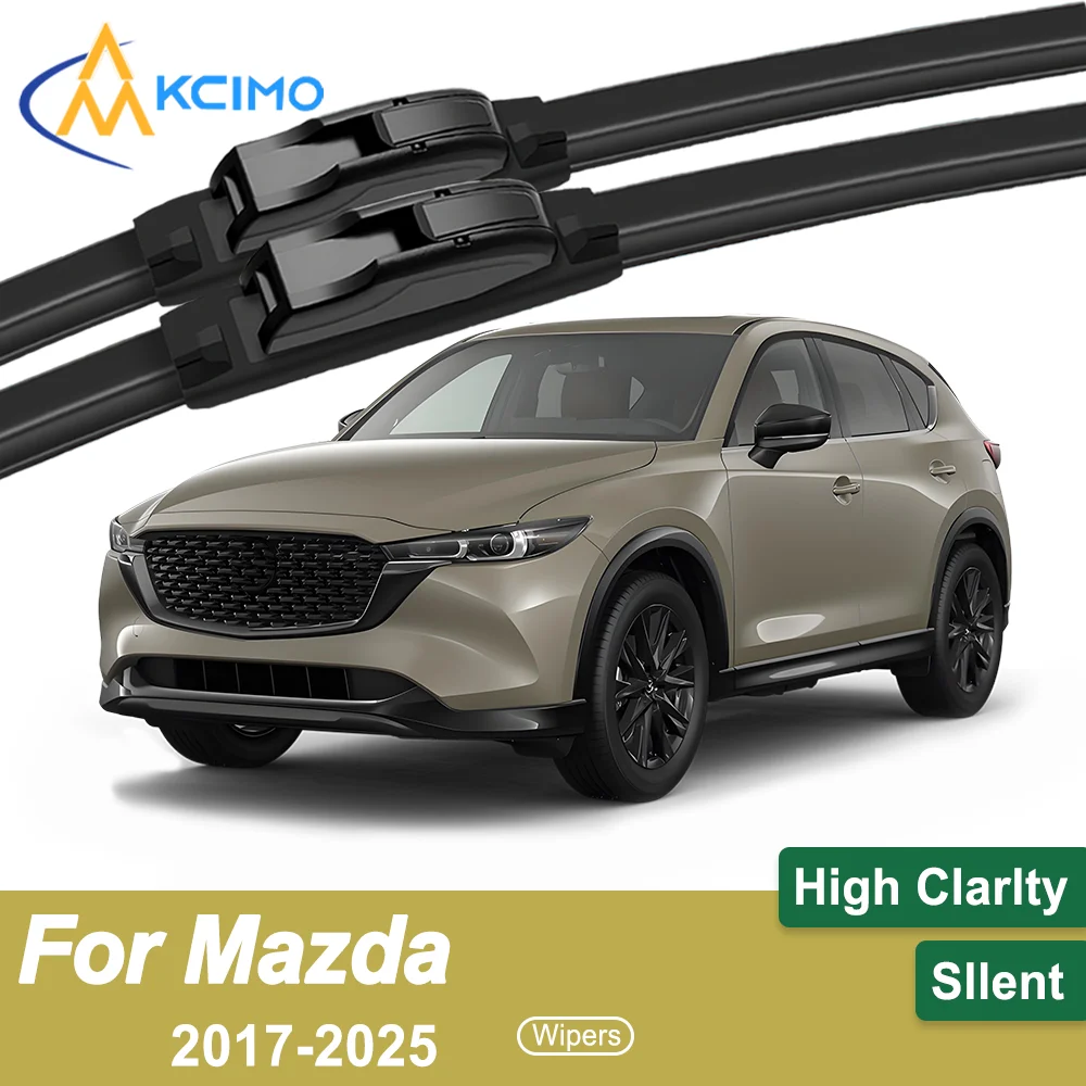 Premium Rubber Durable Silent Windshield Wiper Blades 2pcs for Mazda CX-5 KF 2017-2025 Front Wiper Blades Set
Premium Rubber Durable Silent Windshield Wiper Blades 2pcs for Mazda CX-5 KF 2017-2025 Front Wiper Blades Set