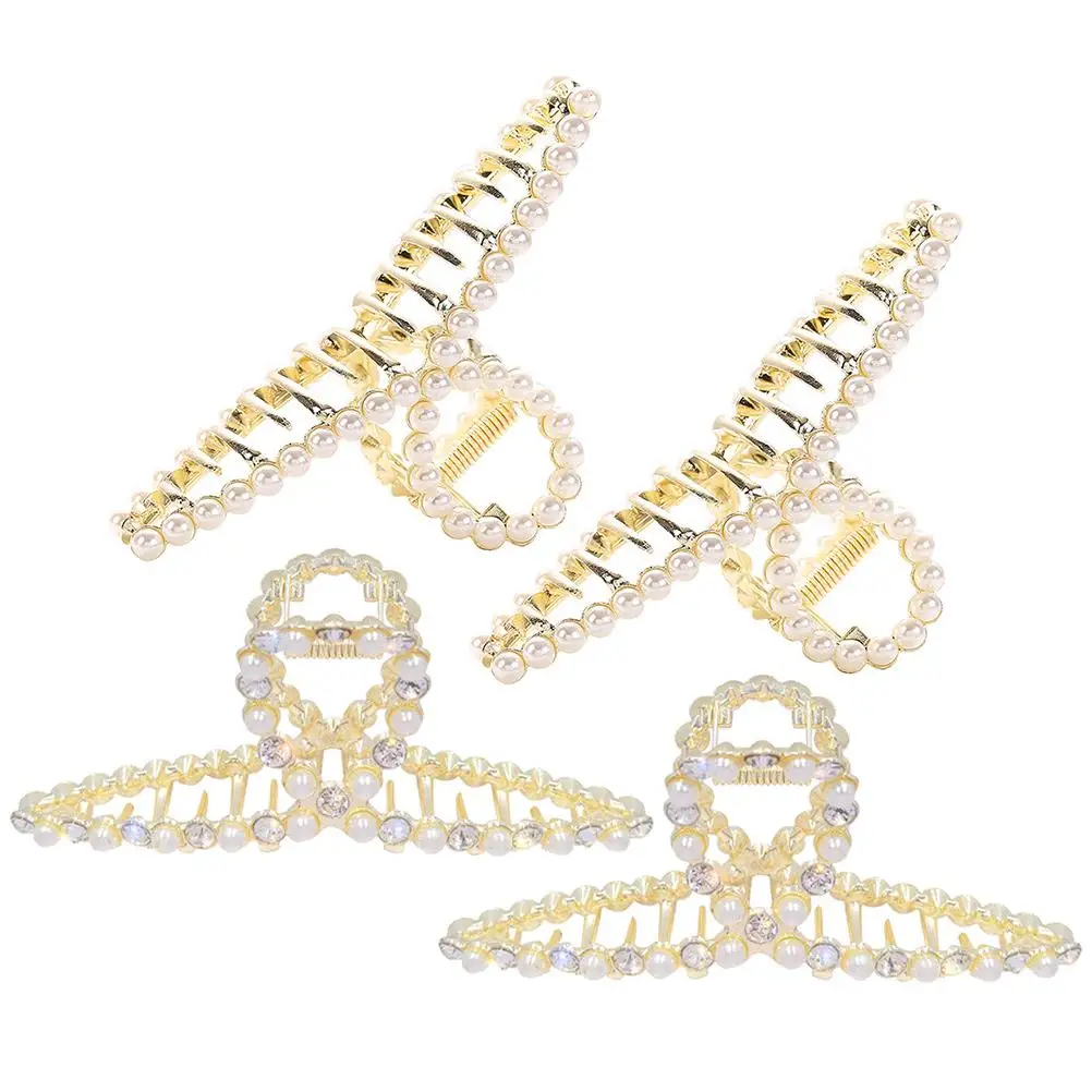 4Pcs Pearl Hair Clips Claw Clips for Women Durable Alloy Suitable Thick Thin Hair Home Office Travel Accessories
4Pcs Pearl Hair Clips Claw Clips for Women Durable Alloy Suitable Thick Thin Hair Home Office Travel Accessories
