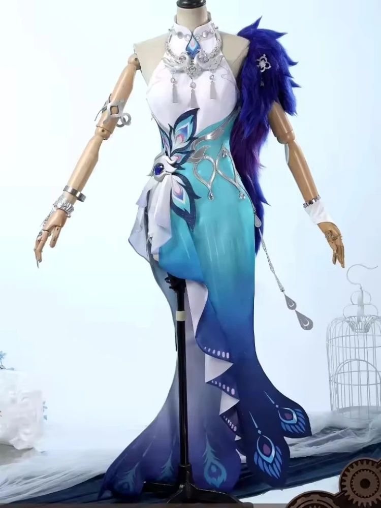 Yao Guang Cosplay Costume Game Honkai: Star Rail Anime Women Elegant Dress Halloween Comic-con Party Suit Role Play Clothing
Yao Guang Cosplay Costume Game Honkai: Star Rail Anime Women Elegant Dress Halloween Comic-con Party Suit Role Play Clothing