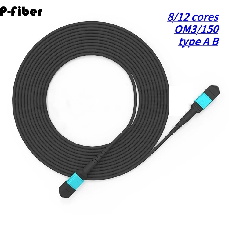 armored fiber jumper OM3 MPO-MPO male-male 8 12 cores 10m 5m 3.0mm type B mutimode 12 cores MTP MPO optical fiber patchcord
armored fiber jumper OM3 MPO-MPO male-male 8 12 cores 10m 5m 3.0mm type B mutimode 12 cores MTP MPO optical fiber patchcord