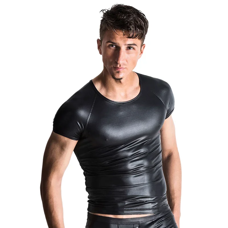 Culotte pour hommes, sous-vêtements Sexy, costume sexuel, vêtements de scène en boîte de nuit, T-Shirt en cuir mat, collants
Culotte pour hommes, sous-vêtements Sexy, costume sexuel, vêtements de scène en boîte de nuit, T-Shirt en cuir mat, collants
