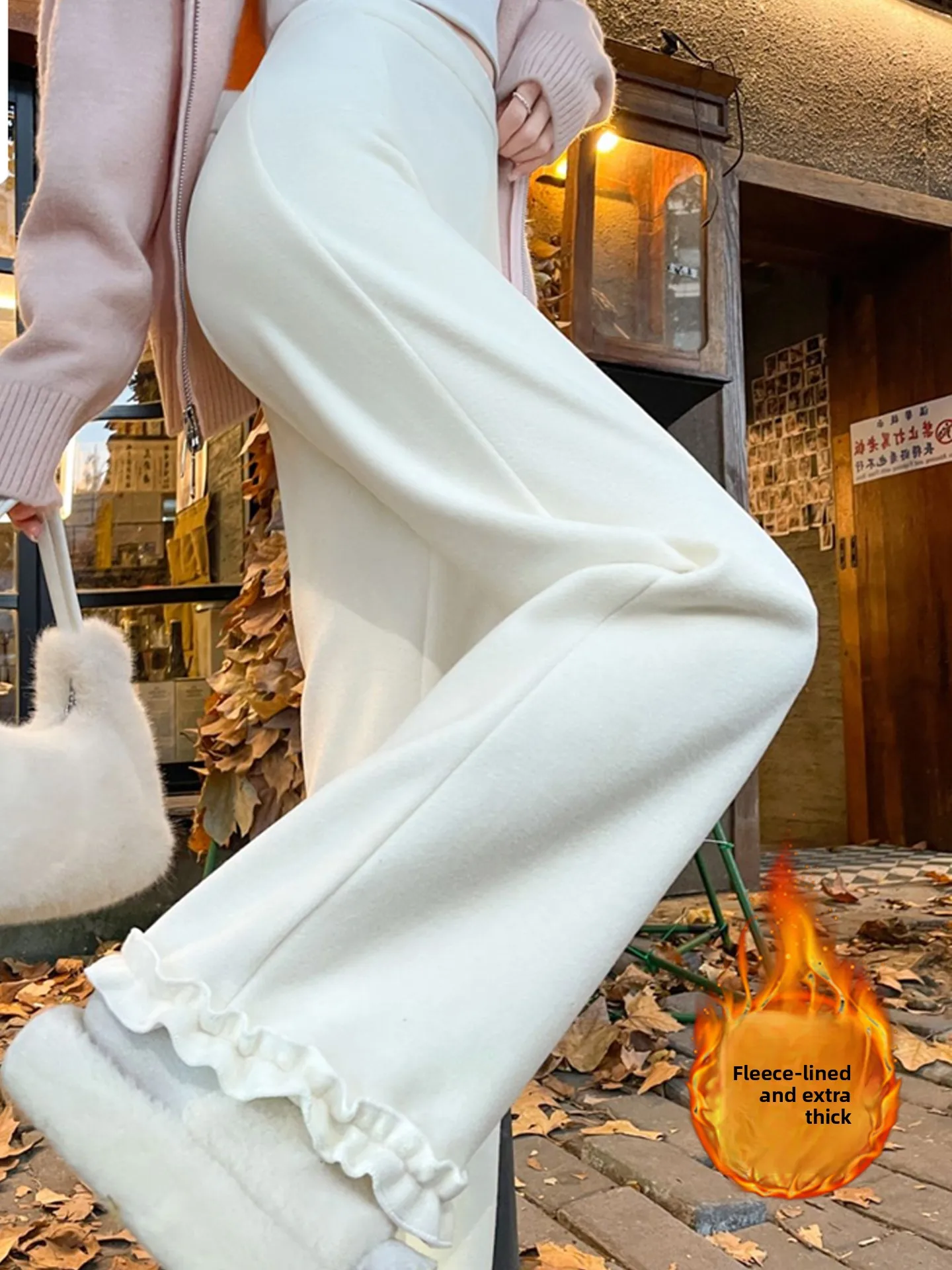 Белые деревянные расклешенные брюки ain, женские осенне-зимние новые повседневные брюки Fce Camere, ленивые клейкие спортивные брюки
Белые деревянные расклешенные брюки ain, женские осенне-зимние новые повседневные брюки Fce Camere, ленивые клейкие спортивные брюки