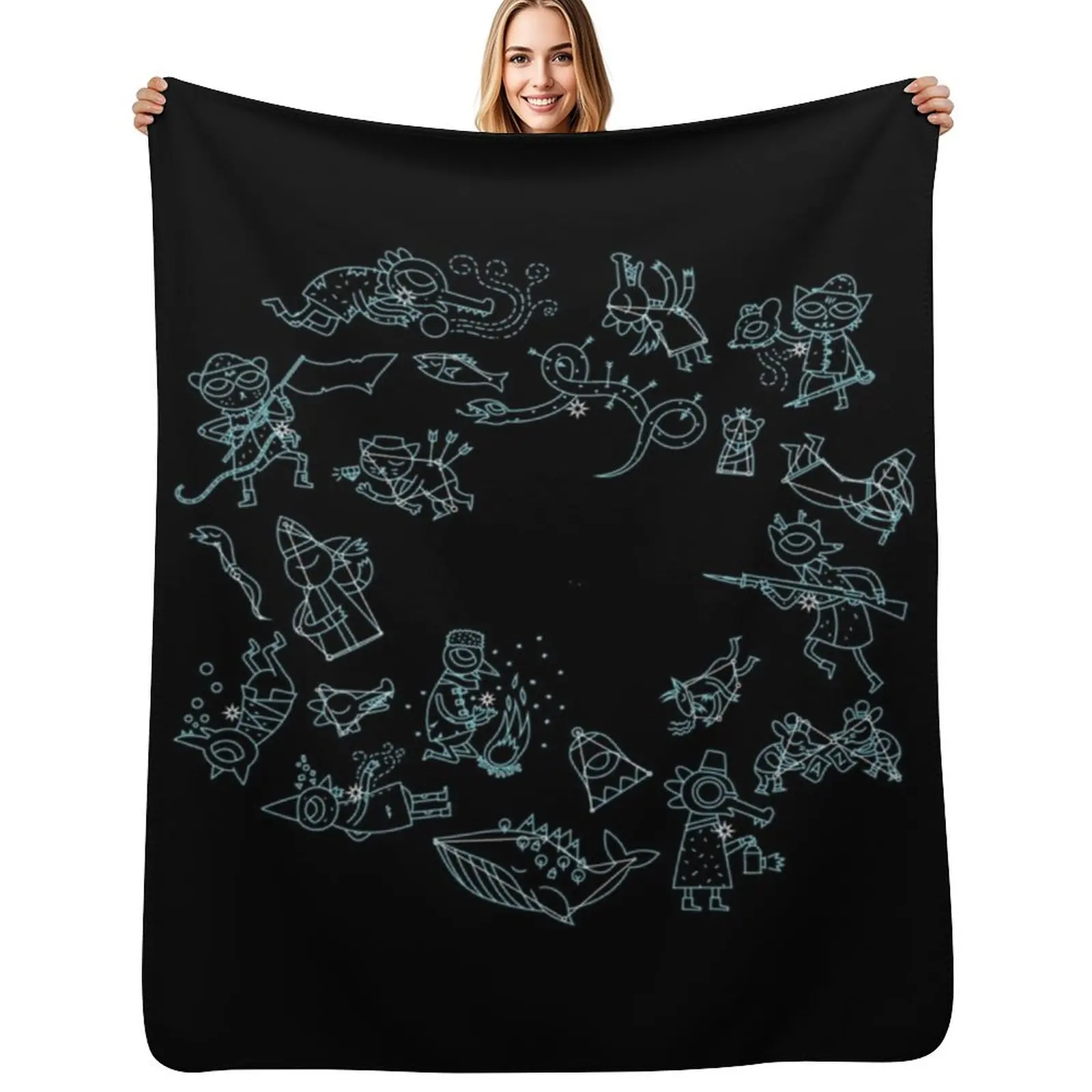 Night in the Woods Constellations \t Throw Blanket Compact Warm Blanket for Car Road Trip
Night in the Woods Constellations \t Throw Blanket Compact Warm Blanket for Car Road Trip