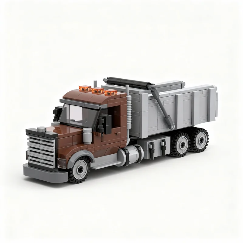 369pcs MOC Western Star 4964F Tandem Axle Dump Truck City Cargo Model Building Blocks Christmas Gifts Construction Toys Assemble
369pcs MOC Western Star 4964F Tandem Axle Dump Truck City Cargo Model Building Blocks Christmas Gifts Construction Toys Assemble