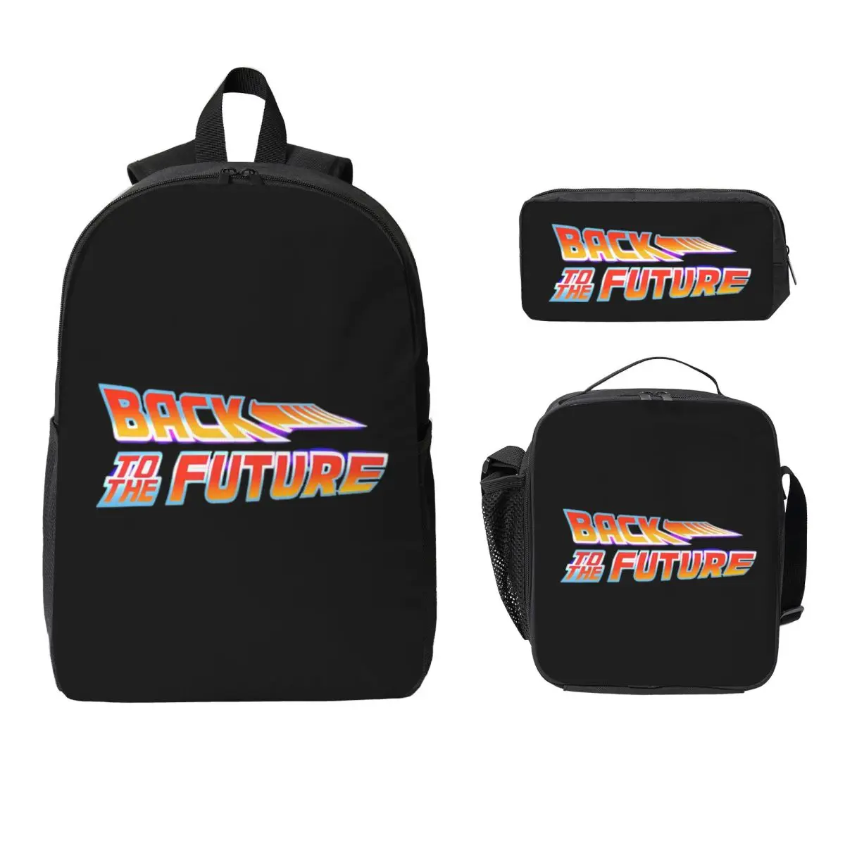 Back To The Future Movie Logo Backpack Boys Girls BookBag School Bag Laptop Shoulder Bags 3ps Insulated Lunch Bag Pencil Case
Back To The Future Movie Logo Backpack Boys Girls BookBag School Bag Laptop Shoulder Bags 3ps Insulated Lunch Bag Pencil Case