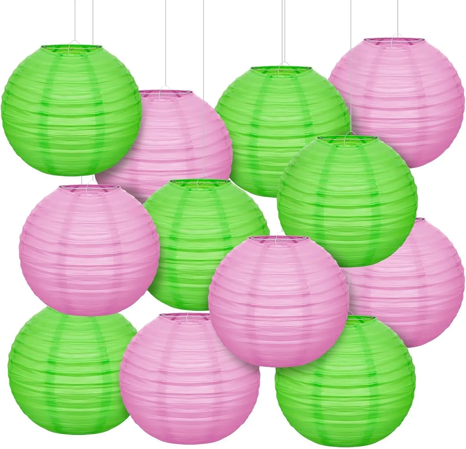 10 Inch Pink & Green Paper Lanterns, 12 Pack for Witch Party Decorations Birthday Wedding Baby Shower
10 Inch Pink & Green Paper Lanterns, 12 Pack for Witch Party Decorations Birthday Wedding Baby Shower