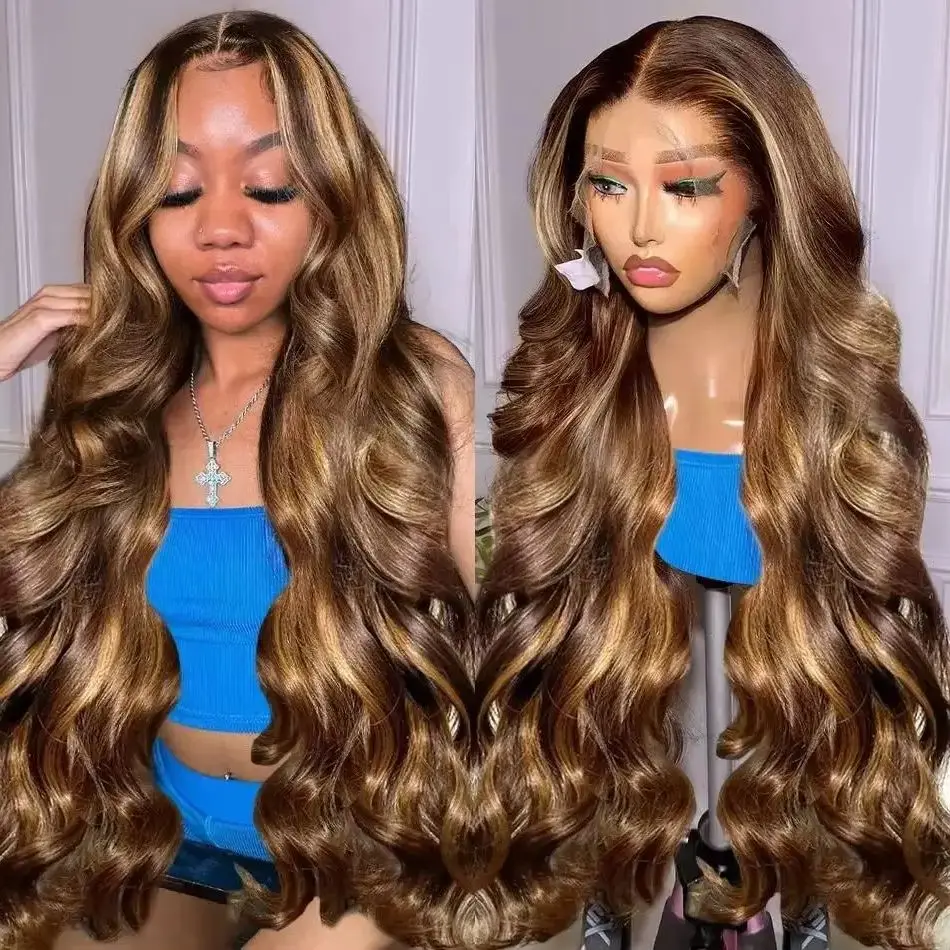Body Wave 13x4 Human Hair Lace Frontal Wigs 30 40 Inch 4/27 Highlight 250 Density Colored Ombre 13x6 HD Lace Front Wig For Women
Body Wave 13x4 Human Hair Lace Frontal Wigs 30 40 Inch 4/27 Highlight 250 Density Colored Ombre 13x6 HD Lace Front Wig For Women
