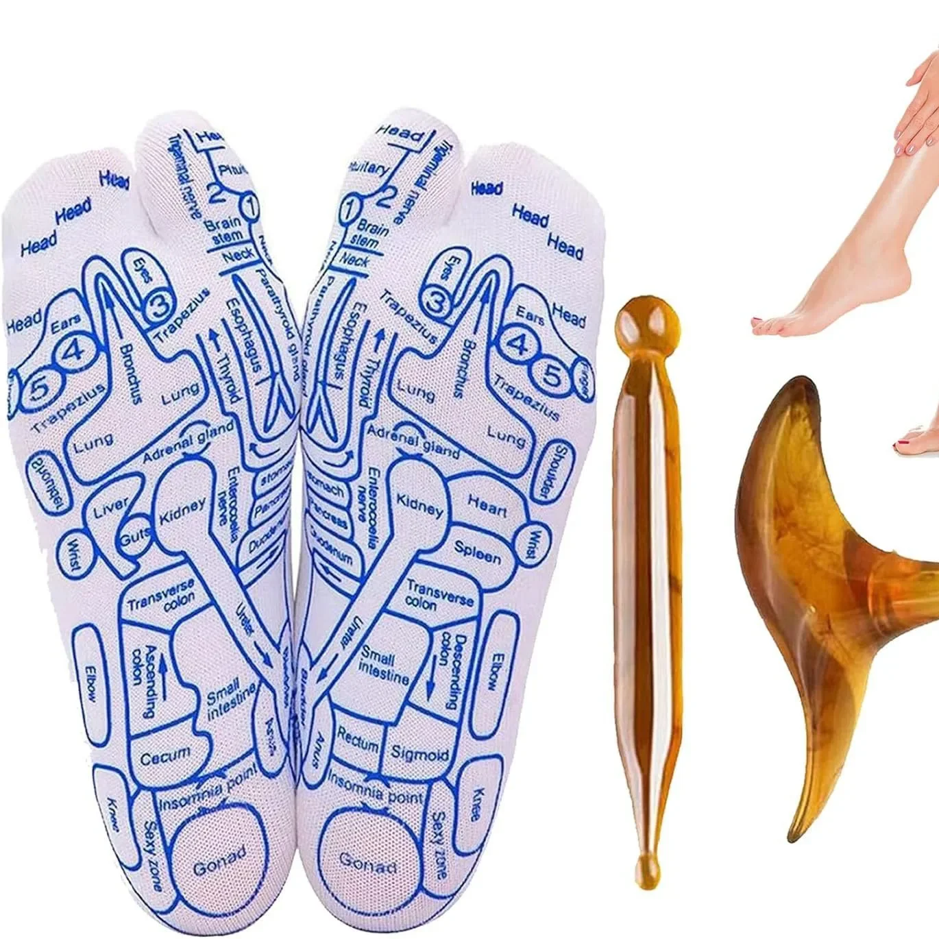 Massage Relieve Tired Feet Socks Acupressure Foot Massager Reflexology Socks Foot Acupoint Massage Tool Physiotherapy Foot Care
Massage Relieve Tired Feet Socks Acupressure Foot Massager Reflexology Socks Foot Acupoint Massage Tool Physiotherapy Foot Care