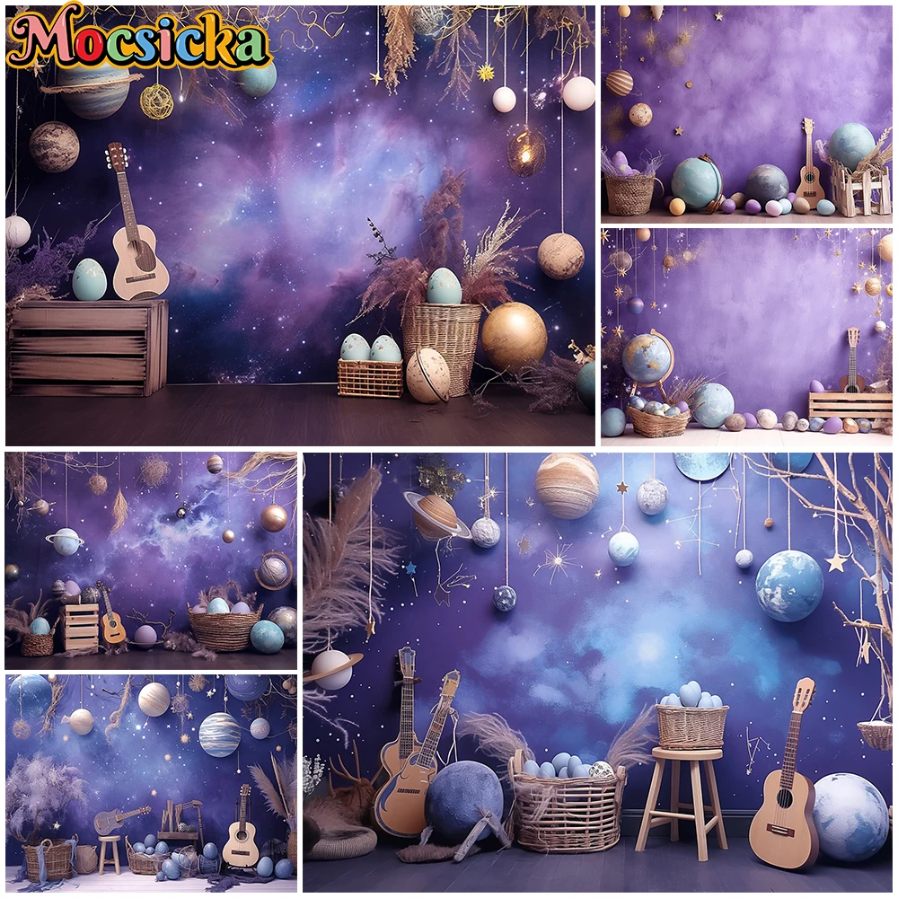 Mocsicka Purple Art Backdrop Starry Sky Wall Guitar Party Decoration Photoshoot Baby Birthday Man Background For Shooting Studio
Mocsicka Purple Art Backdrop Starry Sky Wall Guitar Party Decoration Photoshoot Baby Birthday Man Background For Shooting Studio