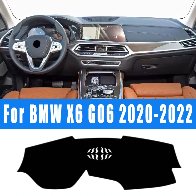 Для BMW X6 G06 2020-2022 автомобильный коврик для приборной панели, крышка приборной панели, центральная панель управления, нескользящая накидка, солнцезащитный козырек, аксессуары для интерьера 2021
Для BMW X6 G06 2020-2022 автомобильный коврик для приборной панели, крышка приборной панели, центральная панель управления, нескользящая накидка, солнцезащитный козырек, аксессуары для интерьера 2021