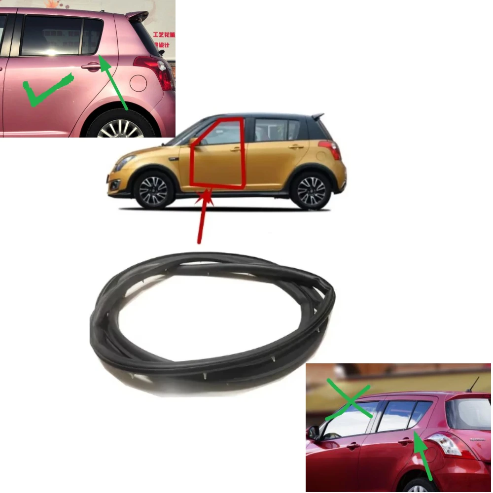 1 Pcs Door Rubber Seal for Suzuki Swift 5 Door 2006-2009 Old PostStrip for Body Rubber Inner Weather Strip Check 3rd Glass
1 Pcs Door Rubber Seal for Suzuki Swift 5 Door 2006-2009 Old PostStrip for Body Rubber Inner Weather Strip Check 3rd Glass