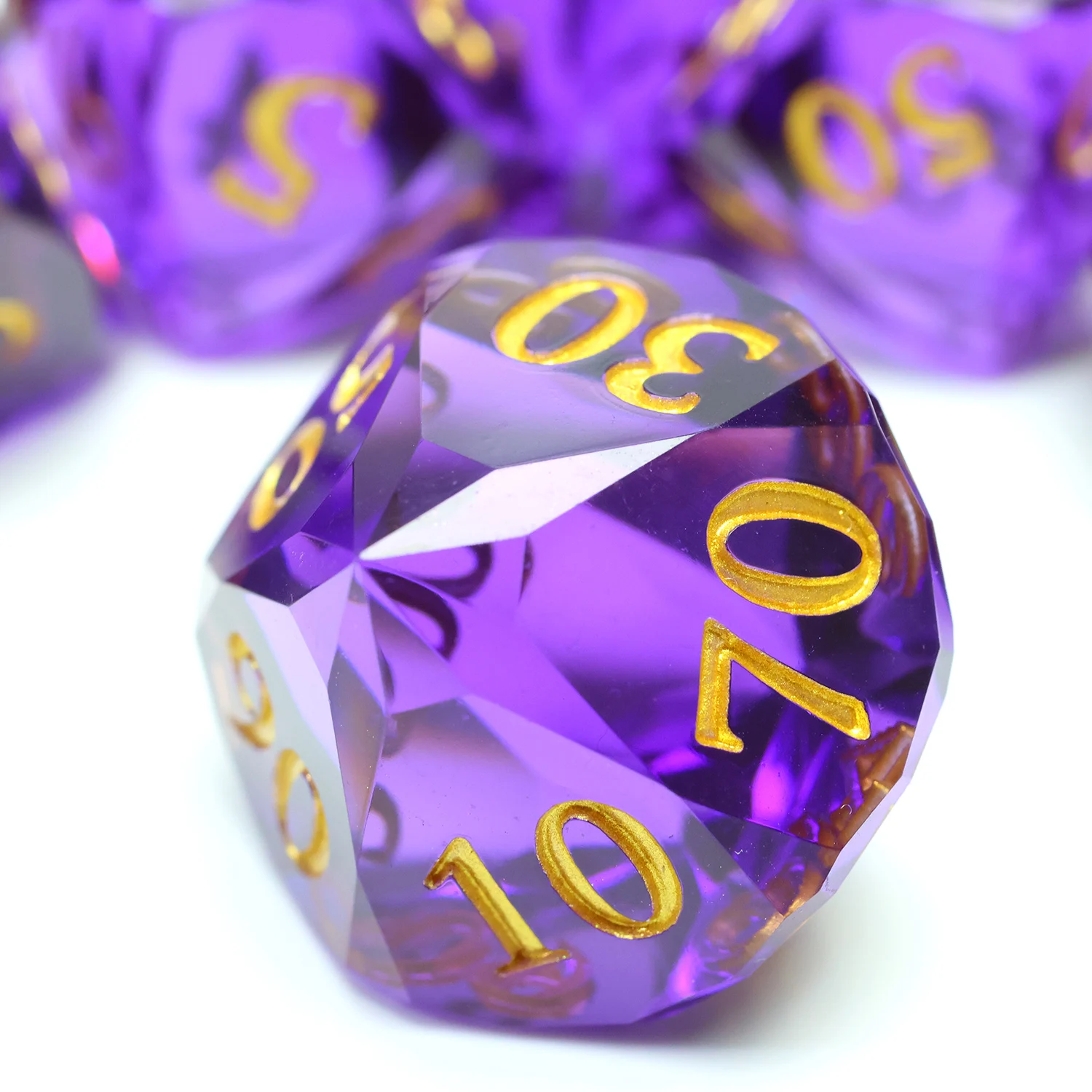 Crafted Purple Resin Polyhedral DND Dice,Diamond-Cut RPG Dice Set for Role Playing Table Board Games-RD Purple
Crafted Purple Resin Polyhedral DND Dice,Diamond-Cut RPG Dice Set for Role Playing Table Board Games-RD Purple
