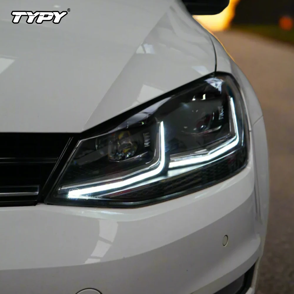 TYPY 2 PCS LED Headlights for Volkswagen VW Golf 7 MK7 VII 2013-2017 Sequential Turn Signal Front Lamps Assembly Not Fit GTI & Xenon Model Smoke Red Sliver Blue
TYPY 2 PCS LED Headlights for Volkswagen VW Golf 7 MK7 VII 2013-2017 Sequential Turn Signal Front Lamps Assembly Not Fit GTI & Xenon Model Smoke Red Sliver Blue