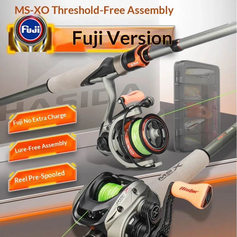 Удилище HASIDA MS-X Lure Rod MF Fast Action с кольцами Fuji, доступно в различных размерах, для дальнего заброса, для ловли баса и щуки.
Удилище HASIDA MS-X Lure Rod MF Fast Action с кольцами Fuji, доступно в различных размерах, для дальнего заброса, для ловли баса и щуки.