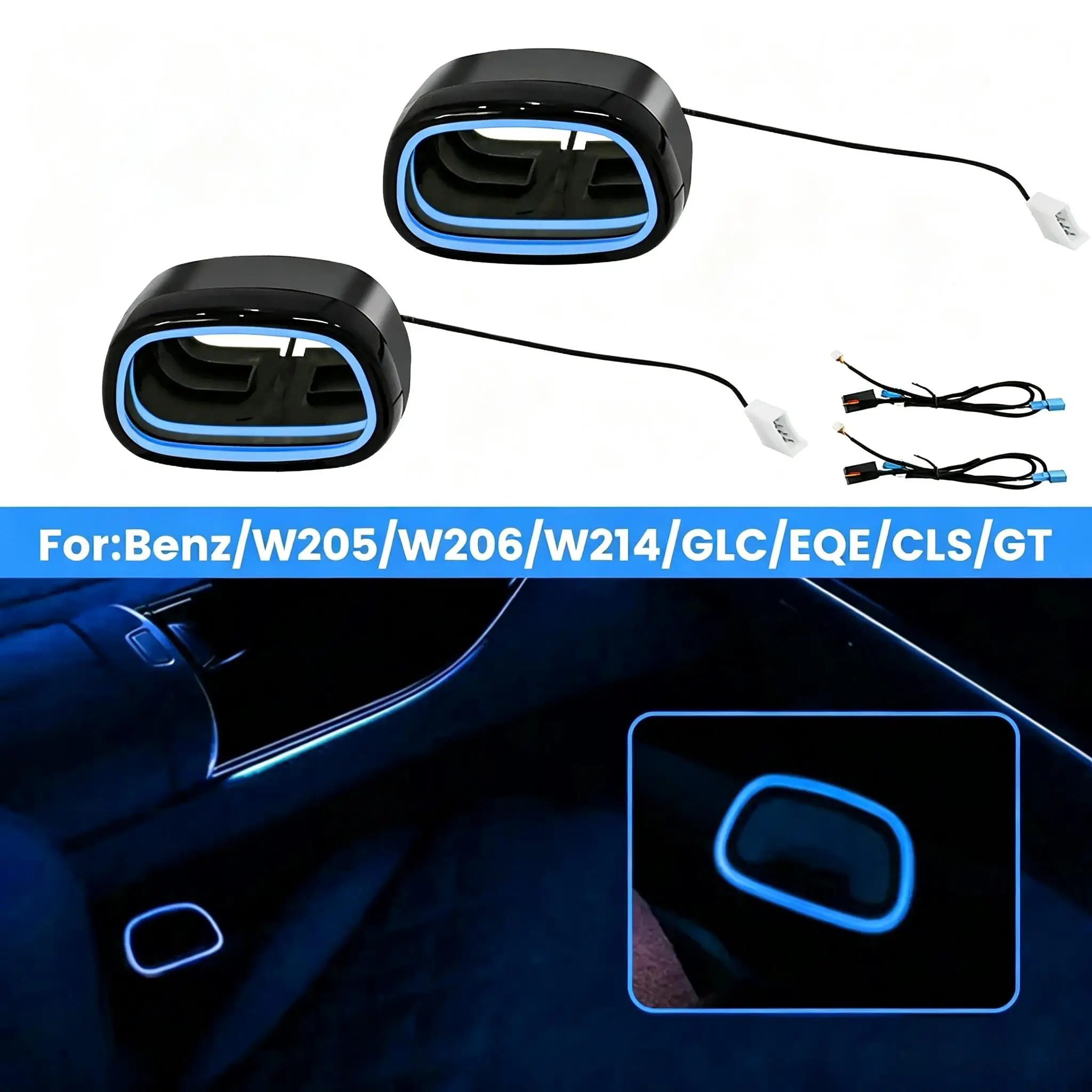 For Benz W205 W206 W214 GLC EQE CLS GT LED Seat belt Buckle Ambient Light Automotive Safety Buckle Decorative Light Accessories
For Benz W205 W206 W214 GLC EQE CLS GT LED Seat belt Buckle Ambient Light Automotive Safety Buckle Decorative Light Accessories