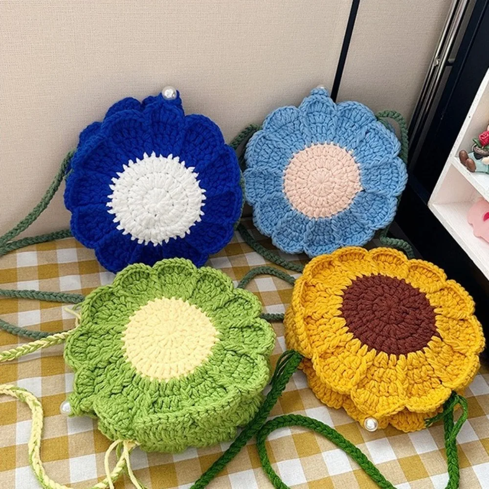 Casual Knitted Sun Flower Weave Bag Messenger Bag Bohemian Flower Shoulder Bag Storage Bag Rustic Beach Crossbody Bag Summer
Casual Knitted Sun Flower Weave Bag Messenger Bag Bohemian Flower Shoulder Bag Storage Bag Rustic Beach Crossbody Bag Summer