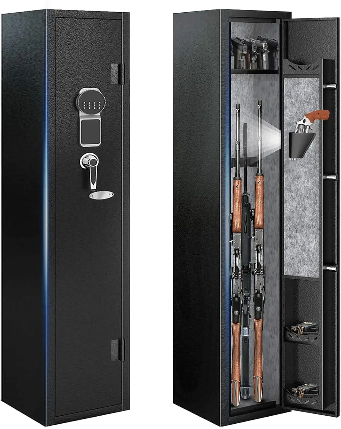2-3 Gun Safe, Gun Safe for Rifles and Pistols, Rifle Safe,Gun Safe for Guns with Quick Access, Removable Gun Racks and Pockets
2-3 Gun Safe, Gun Safe for Rifles and Pistols, Rifle Safe,Gun Safe for Guns with Quick Access, Removable Gun Racks and Pockets