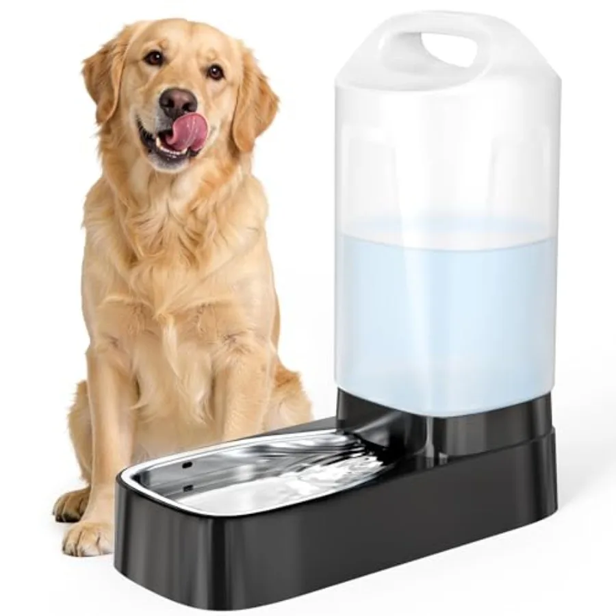Automatic Dog Water Bowl Dispenser - 2.4 Gallon Gravity Pet Water Dispenser with 304 Stainless Steel Bowl, Dog Auto Feeders Bow
Automatic Dog Water Bowl Dispenser - 2.4 Gallon Gravity Pet Water Dispenser with 304 Stainless Steel Bowl, Dog Auto Feeders Bow