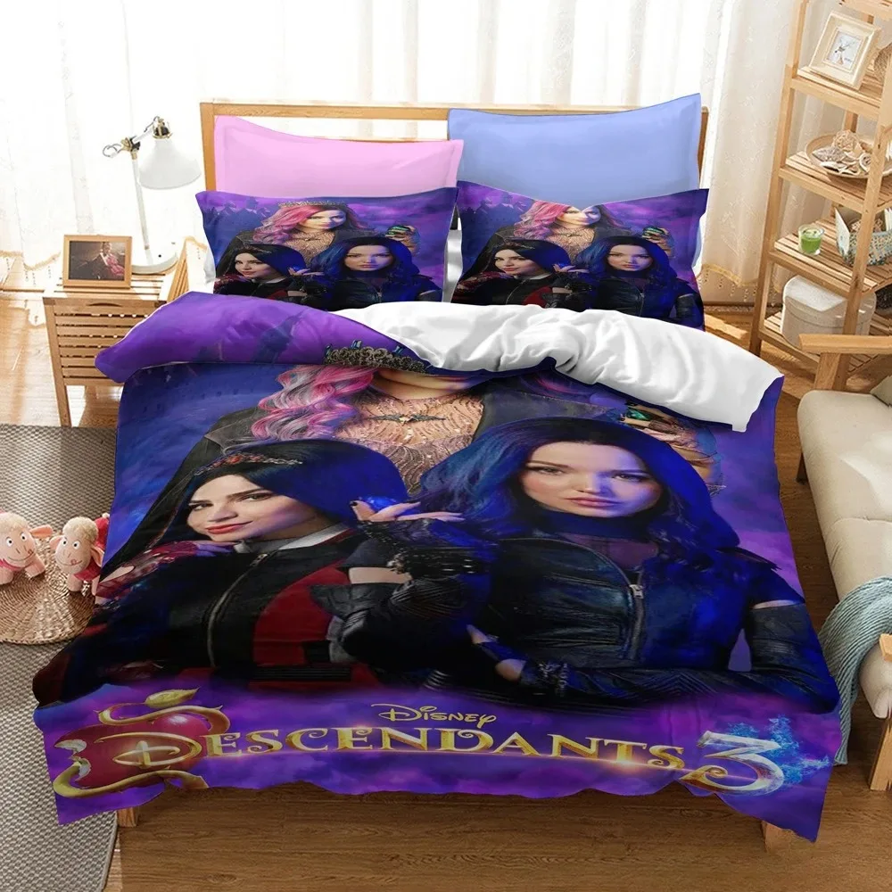 Комплект постельного белья Disney Descendants King Size, пододеяльник, наволочка, односпальная двуспальная кровать, 200x200, украшение для дома, спальни, подарок на день рождения
Комплект постельного белья Disney Descendants King Size, пододеяльник, наволочка, односпальная двуспальная кровать, 200x200, украшение для дома, спальни, подарок на день рождения