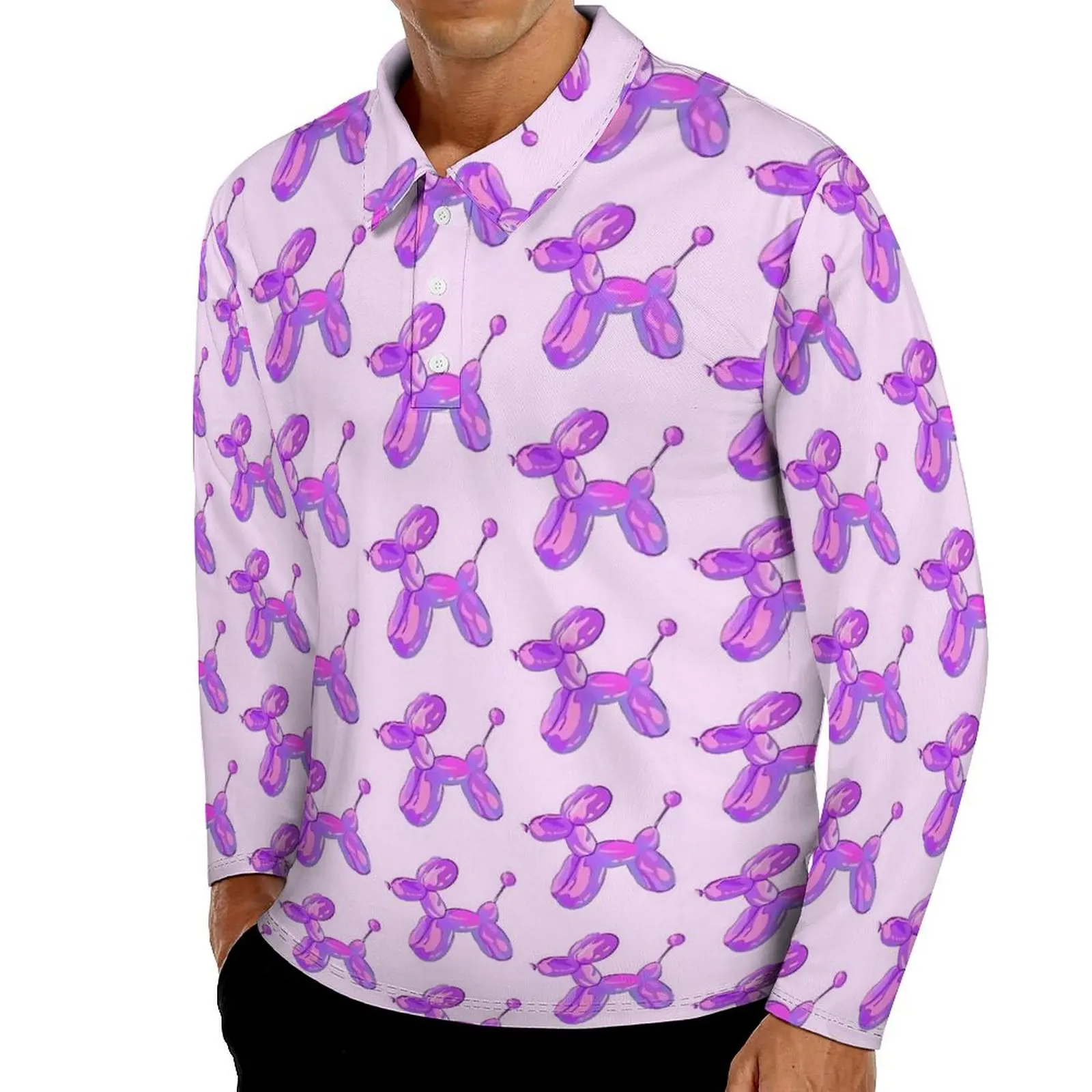 3d Purple Balloon Dogs Polo Shirts Man Casual Shirt Autumn Y2K Collar Long Sleeve Design Oversized T-Shirts
3d Purple Balloon Dogs Polo Shirts Man Casual Shirt Autumn Y2K Collar Long Sleeve Design Oversized T-Shirts