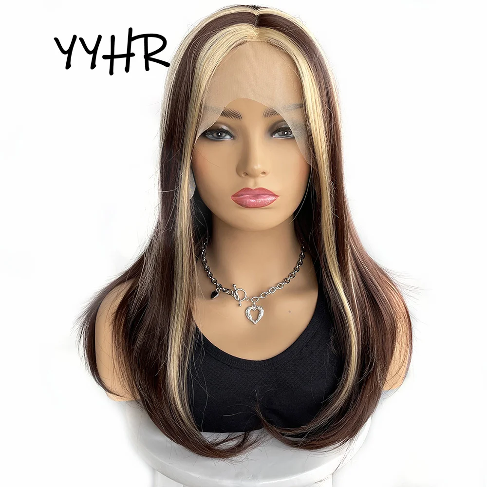 Synthetic Highlight Lace Wig 18 Inch Brown Ombre Honey Blonde Bob Straight Wigs For African Women Daily Use T Part Lace Wig
Synthetic Highlight Lace Wig 18 Inch Brown Ombre Honey Blonde Bob Straight Wigs For African Women Daily Use T Part Lace Wig